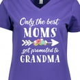 thumbnail image 4 of Inktastic Only the Best Moms Get Promoted to Grandma Women's V-Neck T-Shirt, 4 of 5