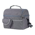 thumbnail image 1 of QualitChoice Insulated Lunch Bag Adult With Detachable Shoulder Strap Included Rational grey, 1 of 6
