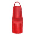 thumbnail image 1 of Wdftyju Delantal de cocina de rayas lisas con bolsillo frontal Chefs Cooking Baking (Rojo) Wdftyju 1du1vb5rn6ds5eg1D02, 1 of 6