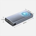 thumbnail image 3 of Carcasa para SSD M.2 de 20 Gbps con Ventilador de Refrigeración, USB-C 3.1, Protocolo Dual, Alta Velocidad, para Discos Duros Externos 2242, 2260 y 2280., 3 of 5