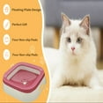 thumbnail image 4 of 1L Dog Water Bowl No Drip Feeder Bowl Pet Water Dispenser Vehicle Carried Travel  Water Bowl for Dogs/Cats/Pets Supplies Pink, 4 of 7