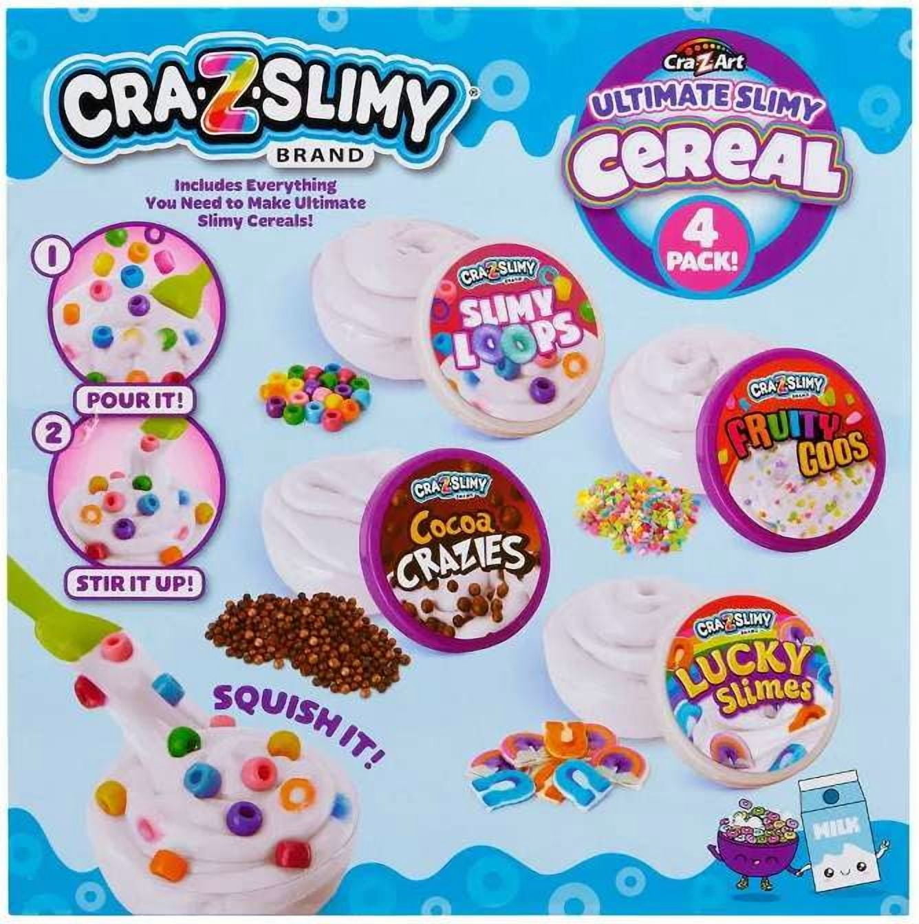 Cra-Z-Slimy Ultimate Slimy Cereal 4-Pack Set - Walmart.com