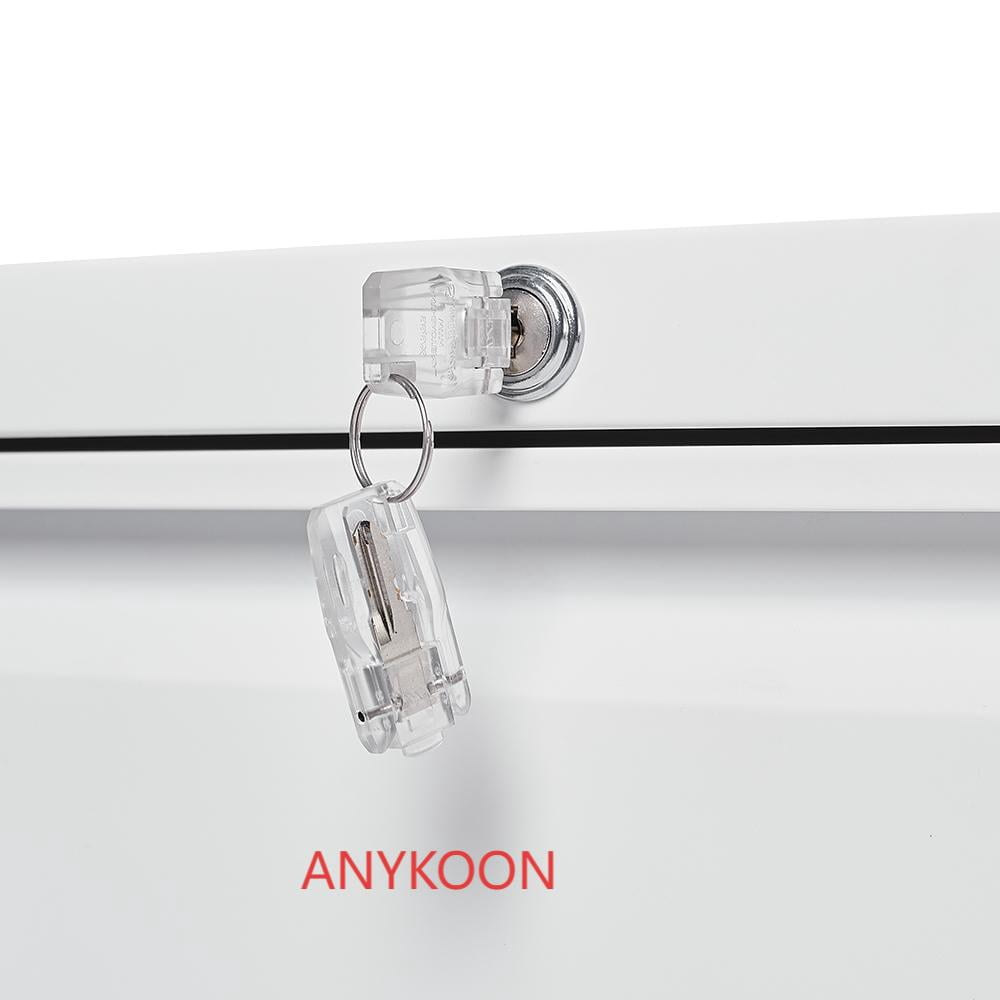 Anykoon White Filing Cabinets with Lock, Filing Cabinet Lateral File Cabinet 2 Drawer, Locking Metal File Cabinets  Office Cabinet for Legal/Letter/A4/F4 Home Office