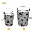 thumbnail image 3 of Fotbe Spiders Cesto de Ropa con Asas, Cesto Impermeable de Gran Capacidad, Bolsa de Lavado para Dormitorio, Cesto de Ropa con Ruedas y Asas-Small, 3 of 6