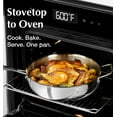 thumbnail image 6 of Koch Systeme CS 12-Inch Tri-Ply Stainless Steel Sauté Pan, Deep Frying Pan with Lid, 6 of 7