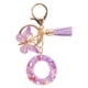 thumbnail image 2 of Xihbxyly Llavero de Resina Morada con Inicial Personalizada, Elegante Borla para Bolso, Cartera o Coche, Regalo Perfecto para Mujer, Cumpleaños, San Valentín o Pascua, 10 X 3,8 Cm., 2 of 4