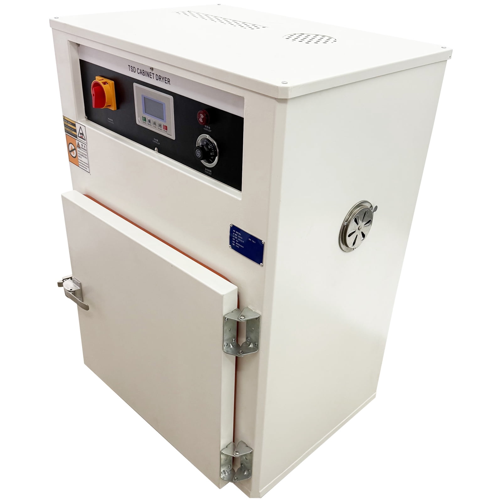 Box Type Plastic Particle Dryer 5-Tray Hot Air Circulation Drying Oven for PP PE ABS 220V 3-Phase