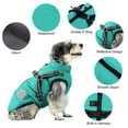 thumbnail image 6 of SILVERCELL Dogs Waterproof Warm Coat Vests Adjustable Reflective Rainproof Jacket Pet Dog's Padded Vest Clothes with Built in Harness Windproof Zipper Snow Coats Snowsuit for Small Medium Large Dogs, 6 of 7
