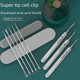 thumbnail image 1 of Pinzas para eliminar puntos negros con clip de 5 celdas súper afiladas, pinzas para el acné, agujas especiales para el acné en salones de belleza, 1 of 5