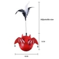 thumbnail image 2 of Pet Supplies Little Devil Shape Halloween Smarter Playing Treat Ball Slow Feeding Toys Tumbler Feeder Food Leakage RED, 2 of 8