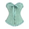 thumbnail image 1 of Grebrafan Bustier Corset Renaissance pour Femmes Vert Pâle TG, 1 of 5