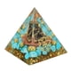 thumbnail image 1 of Cristales curativos de pirámide de cristal, piedras curativas de pirámide de orgón, piedras de chakra de cristal piramidal con estatua de Buda para energía positiva, riqueza, prosperidad, decoración d, 1 of 14