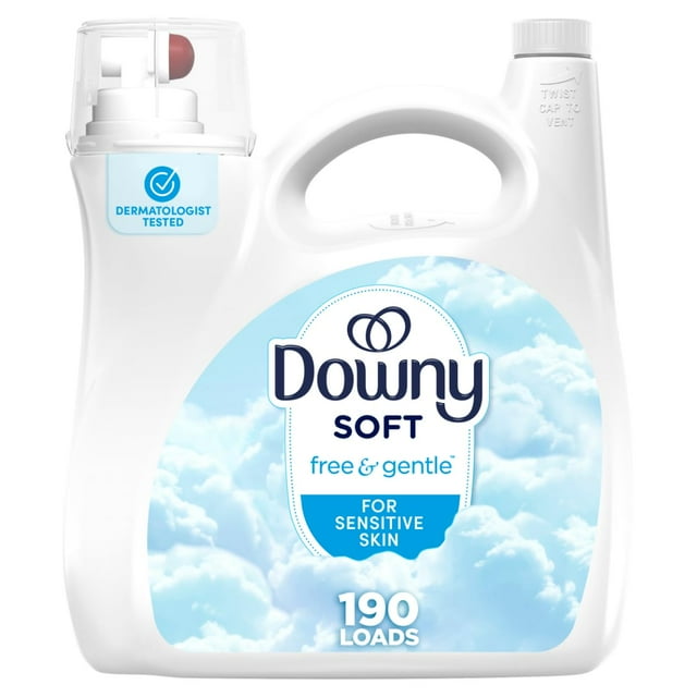Suavizante de telas Downy Free & Gentle, 4,16 L, 190 cargas