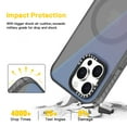 thumbnail image 5 of for iPhone 16 Pro Case Magnetic Phone Case Compatible with MagSafe, Soft TPU Bumper Hard Translucent Matte Back Slim Fit Grip Shockproof Protective Cover for Men Women Girls,Black, 5 of 5