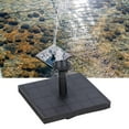 thumbnail image 1 of Solar Powered Fountain, Floating Water Pump 180L/H 7V 1.4W with Different Nozzles for Aquariums for Outdoor Waterscape, 1 of 7