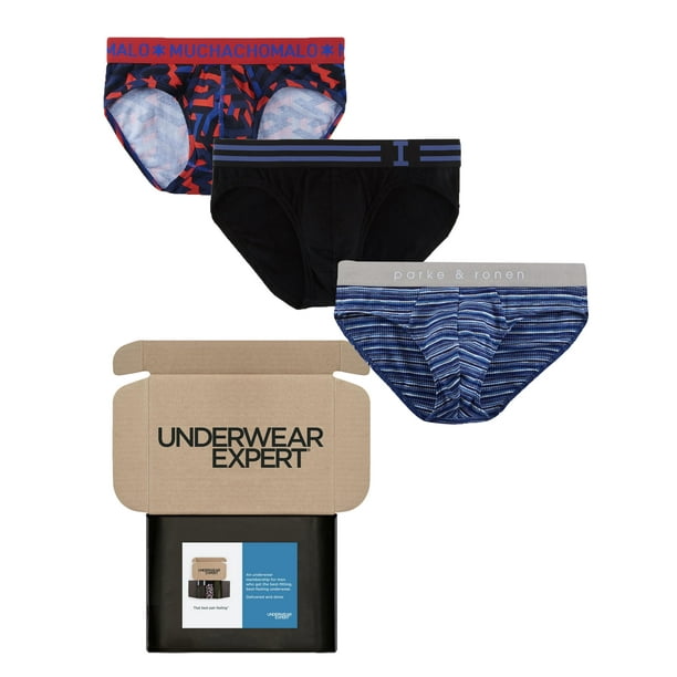 Underwear Expert Underwear Expert Men's Briefs Curated Mystery Box, 3