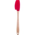 thumbnail image 2 of Tablecraft 700023 Slim Spatula, 12 x 2 x .75", Bamboo & Silicone, 2 of 4