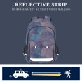 thumbnail image 5 of FORMRS Unisex School Backpack 17" Student Travel Bag with Laptop Compartment, Pink Marble Pattern, 5 of 7