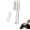 White, variant on Refillable Hair Oil Applicator Comb – Leak-Proof Scalp Massaging Brush for Men and Women