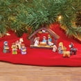 thumbnail image 6 of Holiday Peak Handpainted Resin Tabletop Nativity Scene - Set Includes 5"x6" Manger, Plus 8 Nativity Pieces - Perfectly Sized Christmas Decoration, 6 of 8