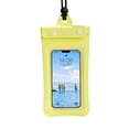 thumbnail image 1 of Greeniant Estuche para teléfono Pantalla táctil a prueba de agua Natación Bajo el agua Teléfono celular Bolsa seca Protector Estuche Deportes acuáticos Amarillo, 1 of 6