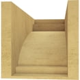 thumbnail image 4 of 12"W x 24"D x 12"H Wide Rivera Rough Cedar Woodgrain TimberThane Corbel, Primed Tan, 4 of 6