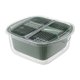 thumbnail image 4 of Colador multifunción con tapa desmontable, herramienta de cocina doble Verde, 4 of 9
