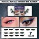 thumbnail image 2 of Delineador de ojos Eelhoe, pestañas postizas autoadhesivas, suaves, naturales, rizadas, gruesas, 3 unidades, dorado y morado, 2 of 5
