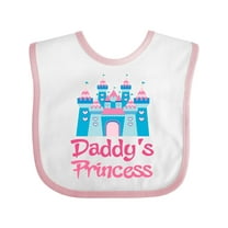 Inktastic Princess (Daddy's) Girls Baby Bib
