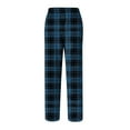thumbnail image 5 of CCRFTGI Christmas mens pajama pants Flannel Soft Funny Plaid PJ Bottoms Lounge Elastic Waist Pajamas Pants Holiday 2025 Fashion Sleep Bottoms Dark Blue XXL, 5 of 5