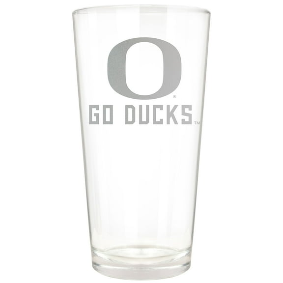 Oregon Ducks Etched 16oz. Rally Cry Pint Glass