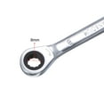 thumbnail image 3 of Unique Bargains Double Box End Ratcheting Wrench (8mm x 9mm) Metric 72 Teeth 12 Pt Ratchet Spanner Tools, CR-V, 3 of 5