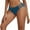 Navy, variant on Women's Brown High Waisted Swim Bottom Solid Color Bikini Bottoms Under $10 Free Shipping