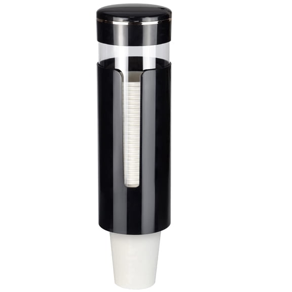Samhe Wall Mounted Paper Cup Dispenser, Pull Type Holder Bathroom Cup Dispenser Fit 4 - 7oz Disposable Cups