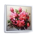 thumbnail image 2 of Designart "Vintage Blooms of Fuchsia in Pink Fusion I" Floral Framed Wall Art - Pink Fuschia Bedroom Framed Canvas Wall Art, 2 of 6