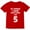 Red, variant on Tstars - I Know Everything I'm 5 Funny 5th Birthday Gift Youth Kids T-Shirt X-Small Red