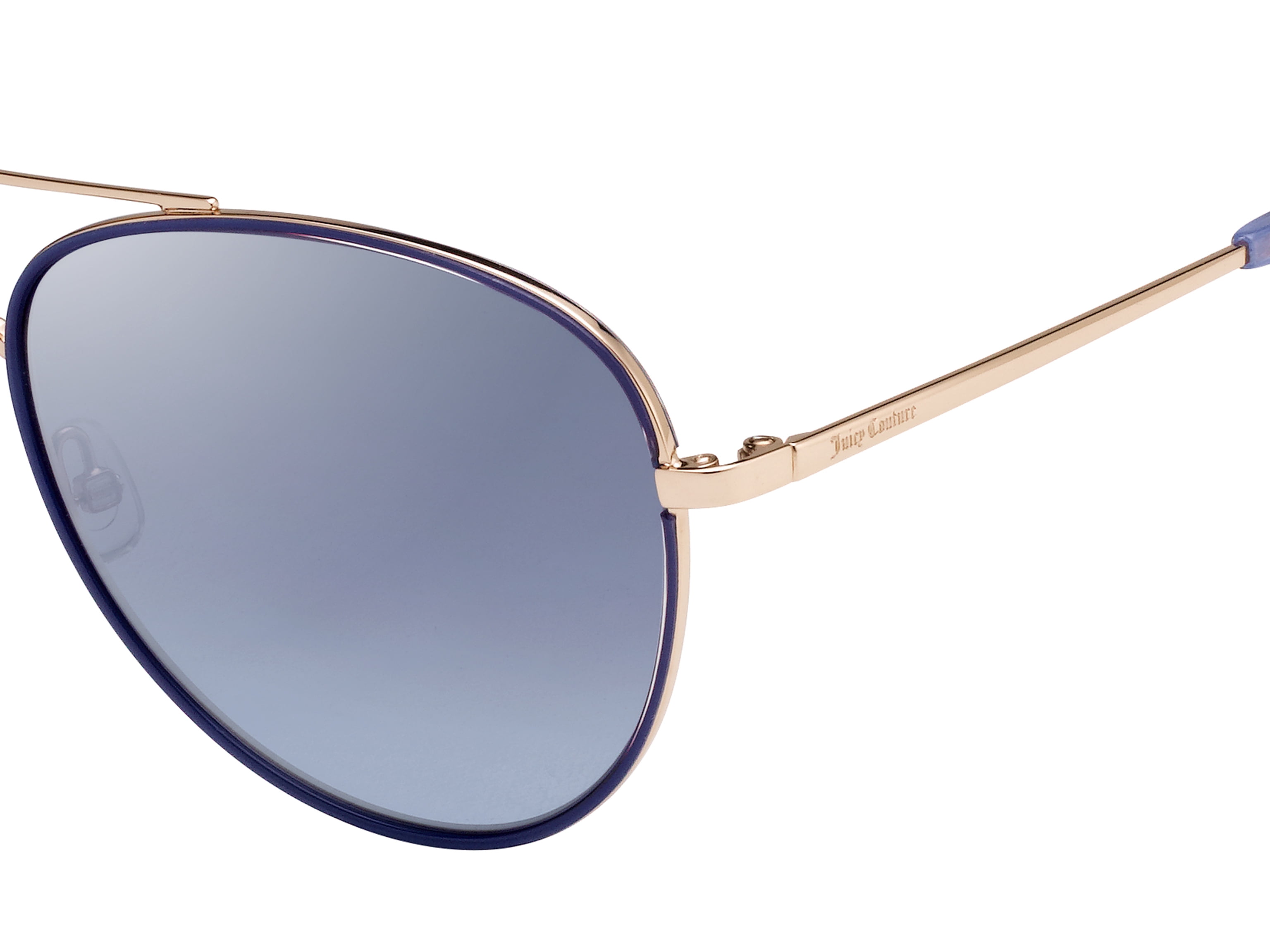 Juicy Couture UNISEX White Rimmed Aviator Sunglasses Juicy Couture Women main image 3