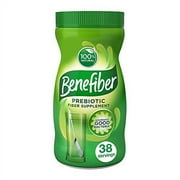 Benefiber Daily Prebiotic Dietary Fiber Supplement Powder for Digestive Health, 100% Natural, Clear and Taste-Free, 38 servings / 5.4 ounces