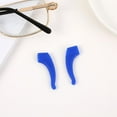thumbnail image 4 of Multicolored Anti slip Eyeglass Ear Grips Hook Adults Sport Eyeglass Strap Holder Eyewear Retainer with Box Silicone Anti Slip Holder for Eyeglass Temple Tip (Blue), 4 of 4