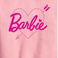 thumbnail image 2 of Barbie - Barbie Arrow Heart Logo - Toddler And Youth Crewneck Fleece Sweatshirt, 2 of 4