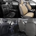 thumbnail image 7 of Front Seat Covers Fit for Hyundai Sonata 1999-2026, Premium Faux Leather Waterproof Breathable Anti‑Slip Seat Protectors, Gray&Beige, 7 of 7