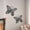 Dark Gray, variant on Clearance Wall stickers under $10,Black Butterfly Wall Art Wall Decor Wall Sculpture Wall Hanging For Living Room Bedroom 1pack