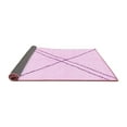 thumbnail image 2 of Ahgly Company Indoor Rectangle Solid Pink Modern Area Rugs, 8' x 12', 2 of 4