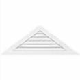 thumbnail image 3 of Ekena Millwork GVPTR74X2501SN Triangle Surface Mount PVC Gable Vent, Factory Primed White, 3 of 4