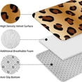 thumbnail image 5 of Gold and Brown Of Leopard Print Bathroom Rugs Sets 3 Piece,Toilet Cover Set,Absorbent Non Slip Bathroom Mats Sets with U-Shaped Contour Rug Toilet Rug Set, 5 of 5