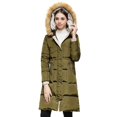 thumbnail image 2 of Orolay Women's Winter Casual Mid Length Down Coat with Hood, 2 of 6