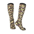 thumbnail image 5 of Lsque Ladybugs And Flowers On A Wooden Printed Crew Socks Men's Women's LightWeight Thin Casual Calf Socks ,Knee High Socks,Cotton Socks, 5 of 9