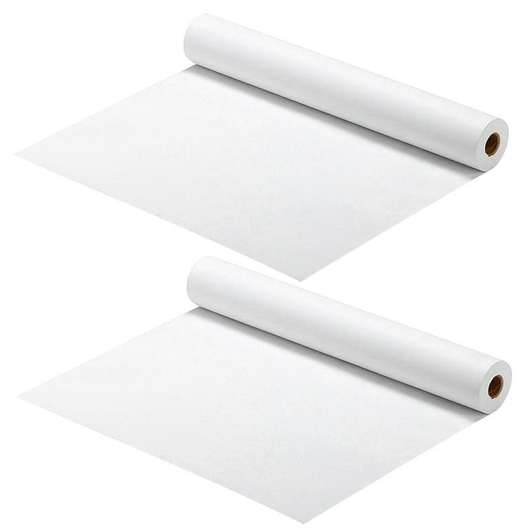 2pcs White Drawing Paper Roll Painting Paper Rolls for Kid Craft