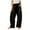 Black, variant on OGLCCG Sweatpants for Girls High Waisted Drawstring Wide Leg Lounge Pants Lightweight Contrast Patchwork Pants with Pockets 4-14 Years