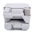 thumbnail image 3 of Resenkos Lightweight Portable Toilet, 2.6 Gallon Flushable Camping Toilet, Sanitary Outdoor Travel Toilet for Tents Boats Semi Trucks RV Campers, Gray, 3 of 12